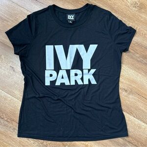 IVY PARK Black Tee Women’s Size Medium